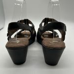 Natural Soul By Naturalizer Sandals Womens 11 Black Evie Wedge‎ Comfort Elements Photo 4