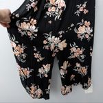 Somedays Lovin ' Black Floral Cropped Romper Size Small Photo 1