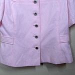 Sag Harbor  Pink Blazer short sleeve textured size 12P Photo 5
