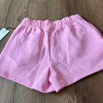 Alo Yoga Alo sweet pink sweat shorts  Photo 4