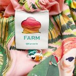 Farm Rio NWT  Tropical Macaw Leaves Off The Shoulder Crop Top OTS Size XS NEW Photo 11