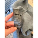 ALL SAINTS Asha Soft Fluffy Sweater Baby Blue Grey Size M Photo 4