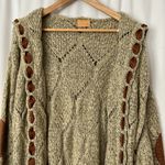 POL  Comfy Gray Hooded Long Knit Sweater Jacket Coat **Size S** 🌸🌸 Photo 2