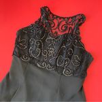 Blondie & Me Vintage 90’s Black Glitter Embellished Sleeveless Cocktail Dress Photo 1