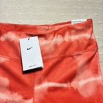 Nike Women's Dry-Fit Leggings-Madder Root&Clear Tie-Dye One Luxe Mid-Rise Size L Photo 7