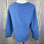 TRISHA TYLER Women's Cozy Blue Fleece Sweatshirt with Matching Scarf Photo 3