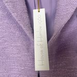 NWT House of Harlow 1960 Revolve Purple Tweed Cropped Blazer Jacket Size XS Photo 1