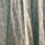 Sky to Moon Dainty Floral Ruffle Mini Dress Sz S White Photo 6