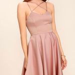 Lulus Blush Pink Midi Dress Photo 0