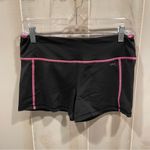 Victoria's Secret Victoria’s Secret sport made sexy booty yoga shorts black pink drawstring tie Photo 3