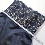 Ann Taylor  Black Lace Satin Gown Strapless Long Dress Photo 7