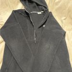 L.L. Bean Sherpa fleece half zip hoodie black Brown Size L Photo 1