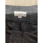 Loft  Gray Heather Tie Waist Pencil Skirt Size 8 High Waist Photo 4