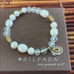 Silpada  Brass and White Pearl Bracelet with Elegant Design Photo 0