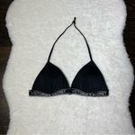 Victoria's Secret Victoria’s Secret Black and White Teeny Triangle Bikini Top Photo 1