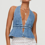 Princess Polly Sequoia Top Denim Photo 0