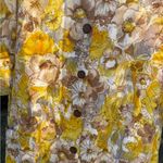None NWOT Floral Yellow Dress women’s size large Photo 1