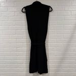 Calvin Klein  Black Belted Sleeveless Cardigan Belted Duster Photo 7