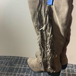Charlotte Russe  Brown Over the Knee Fringe Boots Photo 2