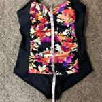 Tropical Escape  Swimsuit Womens 12 Used Floral One Piece Photo 6