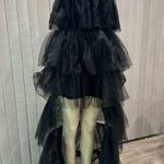 AMTIOUS tulle cool strapless dress ✨ Black Size M Photo 3