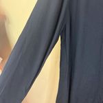 Madewell  2X Women's Heather Long-Sleeve Button-Front Shirt Dress in‎ Black SP21 Photo 3