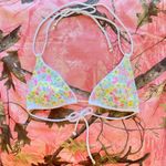 Victoria's Secret angels y2k pink cheetah sequin bikini top Photo 7