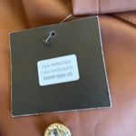 Marc New York NWT  FAUX LEATHER BLAZER WITH GOLD BUTTON IN COLOR CHOCOLAT… Photo 5