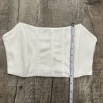 SheIn Corset Tube Tops S Blue & White Structured Bustier Strapless Crop Set Photo 2