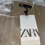 ZARA NWT  BLOGGERS FAV FAUX LEATHER DRESS NO BELT Photo 5