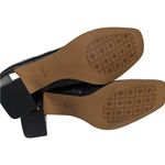 LINEA PAOLO Black Leather Valentin Heeled Ankle Bootie Square Toe Women's 9.5 Photo 6