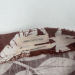 Urban Outfitters Skirt Size Large Tropical Leaf Coastal Mini Size Buckle Brown Photo 3