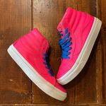 Vans Old Skool S8 Hi Top Hot Pink Leather Shoes Photo 0