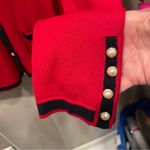 Talbots Cute cherry cashmere blend pearl button cardigan pockets soft Photo 3