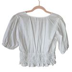 Sim & Sam  Linen Blend Crop Top Size Large Photo 1