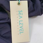 Sea Level Plus Size Eco Essentials Cross Front Tankini Swim Top NAVY Size 16 NWT Photo 9