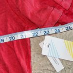 Zella Z by Womens Crop Top Shirt Short Sleeve Crewneck Hi Low Red Medium NWT Photo 7