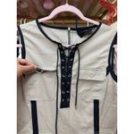 Dolce & Gabbana Lace Cotton Military Tan & Black Fitted Dress Size 44 / Medium Photo 6