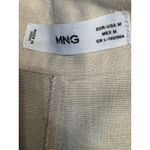 MNG Romper Jumpsuit Playsuit Womens Medium Short Sleeve Beige Casual size M Tan Photo 3