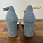 J. McLaughlin  Womens Esme Heels 8 Blue Chambray Denim Pump Sandal Event Photo 6