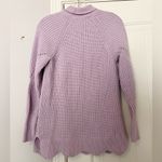 Rebecca Taylor Purple Basketweave Turtleneck Sweater Photo 4