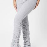 SheIn Gray Stacked Pants Photo 1