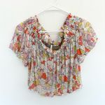 Free People  Off The Shoulder Technicolor Bubble Top Photo 4