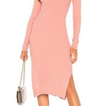 Lovers + Friends  Around The Fire Midi in Dusty Pink size small Photo 0