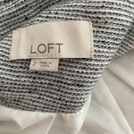 Loft Knit Modern Blazer Size 2 Fitted Style #501877 blue white pin striped Photo 5