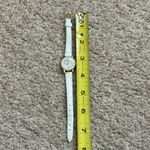 Prelude De‎ Lux women’s vintage dainty white/gold adjustable leather watch White Photo 4