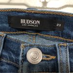 Hudson Jeans Hudson Amelia Cuffed Knee Length Shorts Denim Future Stretch New 23 Photo 1