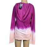 Ideology Womens Hoodie Sweatshirt Pullover Ombre Laced Bodice Long Sleeve Pink Photo 8