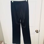Club Monaco  Wide Leg Trouser Pants Full Length Flat Front Black 2 Photo 3