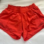 Lululemon Orange Hotty Hot Shorts Photo 0